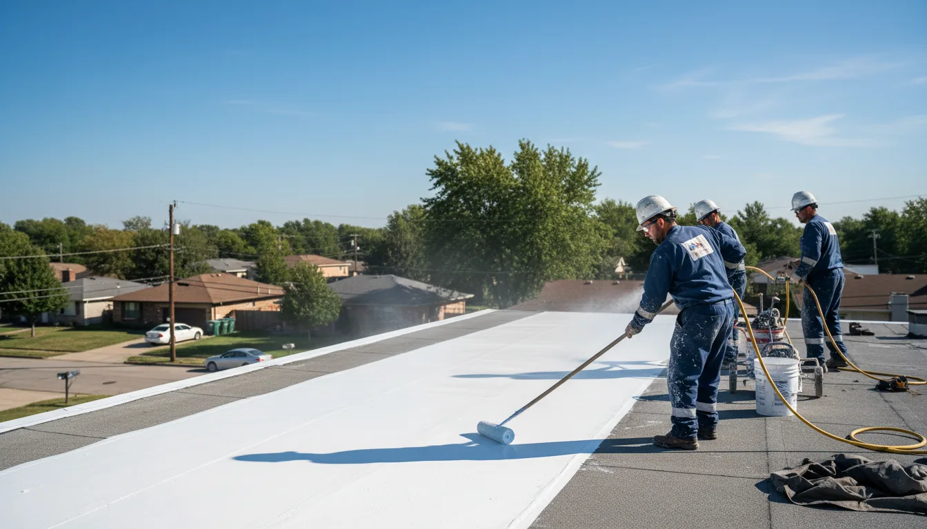 Commercial roof coating in Santa Rosa, NM near me